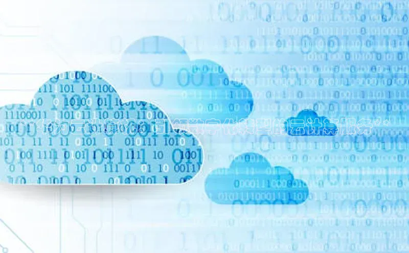 金年会金字招牌诚信至上|金年会首页赛富乐斯**华为云计算机：引领数字化转型的云计算服务**