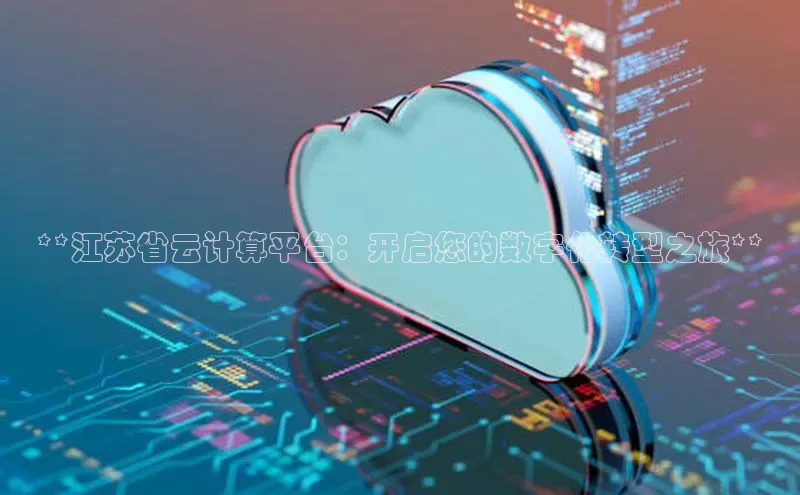 金年会电子游戏app诸葛科技**江苏省云计算平台：开启您的数字化转型之旅**